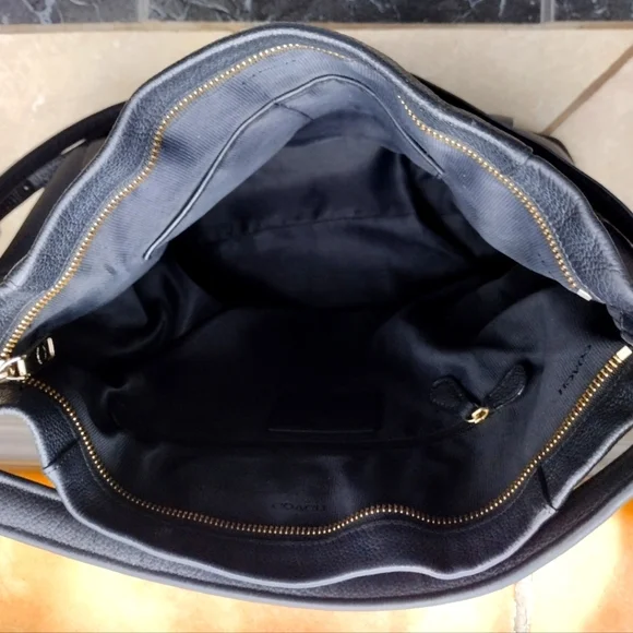 Coach Large Pebbled Leather Scout Hobo Bag - Picture 14 of 16